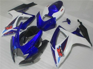 Best 2006-2007 Suzuki GSXR 600/750 Motorcycle Fairings - White Blue Black Red UK