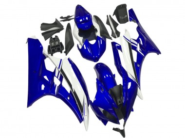 Best 2006-2007 Yamaha YZF R6 Motorcycle Fairings - Blue White Black UK
