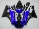 2006-2007 Yamaha YZF R6 Motorcycle Fairing - Blue Matte Black UK
