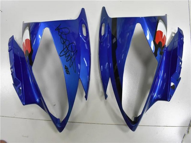 2006-2007 Yamaha YZF R6 Motorcycle Fairings - Blue Yellow Glossy Black Shark UK