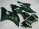 2006-2007 Yamaha YZF R6 Motorcycle Fairings - Glossy Black Matte Black Gold Decals UK
