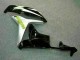 2007-2008 Honda CBR600RR Motorcycle Fairing - White Green Glossy Black Hannspree UK