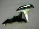 2007-2008 Honda CBR600RR Motorcycle Fairing - White Green Glossy Black Hannspree UK