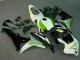 2007-2008 Honda CBR600RR Motorcycle Fairing - White Green Glossy Black Hannspree UK