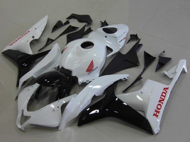 Best 2007-2008 Honda CBR600RR Motorcycle Fairings - White Glossy Black Red UK