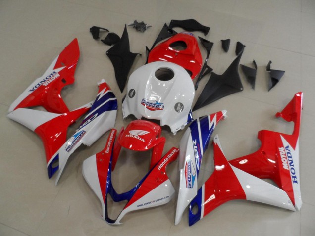 2007-2008 Honda CBR600RR Motorcycle Fairings - White Red Blue UK