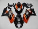 2007-2008 Suzuki GSXR 1000 Motorcycle Fairing - Orange Black UK