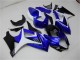 2007-2008 Suzuki GSXR 1000 Motorcycle Fairings - White Blue Black No Decal UK