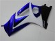2007-2008 Suzuki GSXR 1000 Motorcycle Fairings - White Blue Black No Decal UK