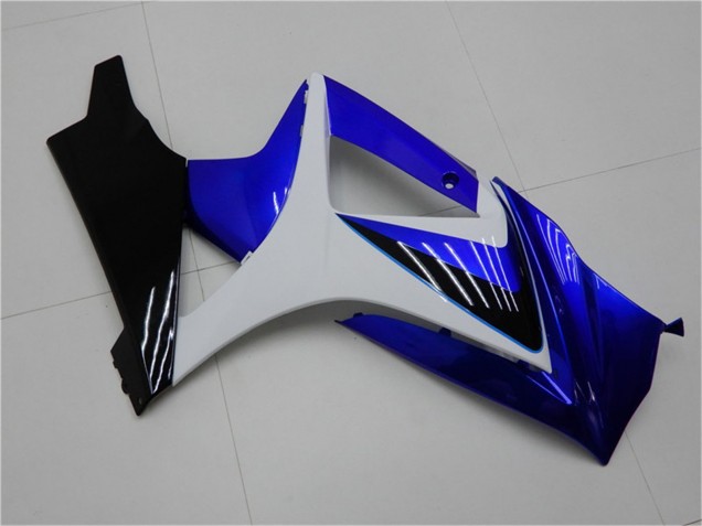 2007-2008 Suzuki GSXR 1000 Motorcycle Fairings - White Blue Black No Decal UK