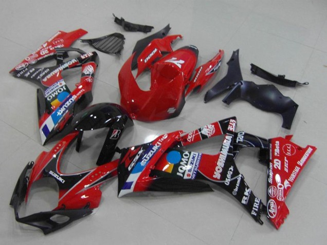 2007-2008 Suzuki GSXR 1000 Motorcycle Fairings - Red Black Blue White JOMO UK