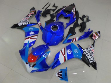 Best 2007-2008 Yamaha YZF R1 Motorcycle Fairings - Blue White Red Black UK