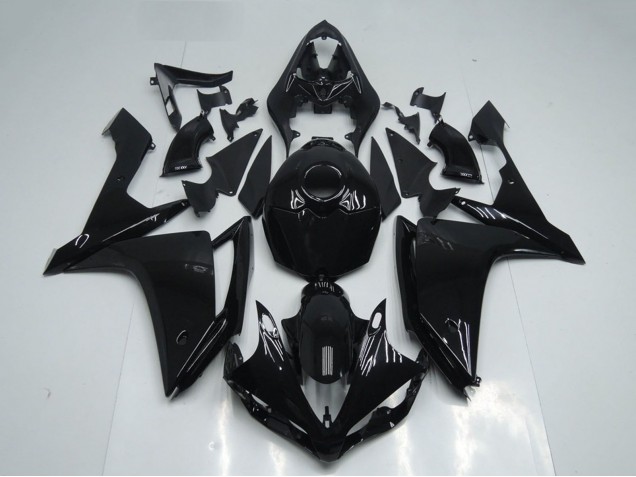 2007-2008 Yamaha YZF R1 Motorcycle Fairings - Glossy Black UK