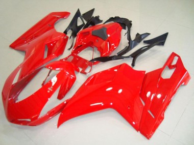 Best 2007-2014 Ducati 848 1098 1198 Motorcycle Fairings - Red UK