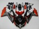 2008-2010 Suzuki GSXR 600/750 Motorcycle Fairings - Orange Grey Glossy Black UK