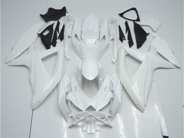 Best 2008-2010 Suzuki GSXR 600/750 Motorcycle Fairing - White UK