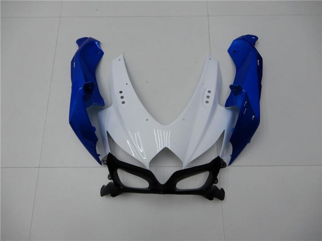 2008-2010 Suzuki GSXR 600/750 Motorcycle Fairings - White Blue UK