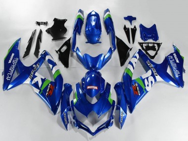 Best 2008-2010 Suzuki GSXR 600/750 Motorcycle Fairings - Blue White Green Black UK