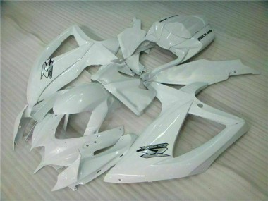 Best 2008-2010 Suzuki GSXR 600/750 Motorcycle Fairings - White UK