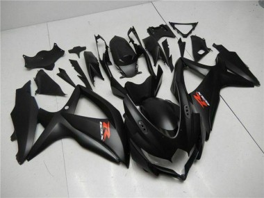 Best 2008-2010 Suzuki GSXR 600/750 Motorcycle Fairings - Matte Black Red UK
