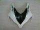 2008-2011 Honda CBR1000RR Motorcycle Fairings Kits - White Glossy Black UK