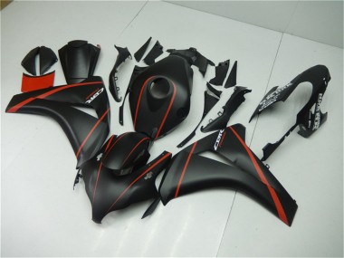 Best 2008-2011 Honda CBR1000RR Motorcycle Fairings - Matte Black Red UK
