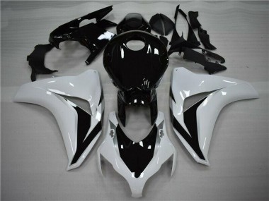 Best 2008-2011 Honda CBR1000RR Bike Fairings - White Glossy Black UK