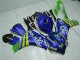 2008-2011 Honda CBR1000RR Motorcycle Fairings - Blue Yellow Green MoviStar Castrol UK