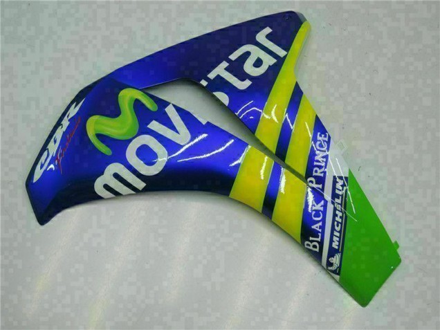 2008-2011 Honda CBR1000RR Motorcycle Fairings - Blue Yellow Green MoviStar Castrol UK
