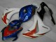 2008-2011 Honda CBR1000RR Motorcycle Fairings Kit - White Red Blue HRC UK