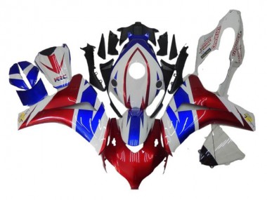 Best 2008-2011 Honda CBR1000RR Motorcycle Fairings - White Red Blue UK