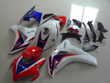 Best 2008-2011 Honda CBR1000RR Motorcycle Fairing - White Red Blue HRC UK