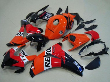 Best 2008-2011 Honda CBR1000RR Abs Fairings - Orange White Red Glossy Black Repsol UK