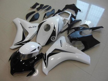Best 2008-2011 Honda CBR1000RR Motorcycle Fairing Kits - White Glossy Black UK