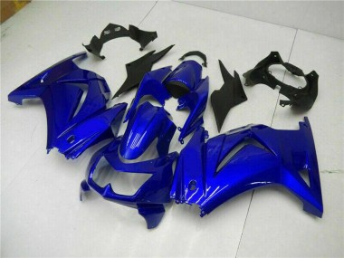 Best 2008-2012 Kawasaki EX250 Motorcycle Fairings - Blue UK