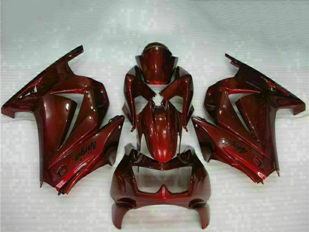 2008-2012 Kawasaki EX250 Motorcycle Fairings - Maroon Red UK