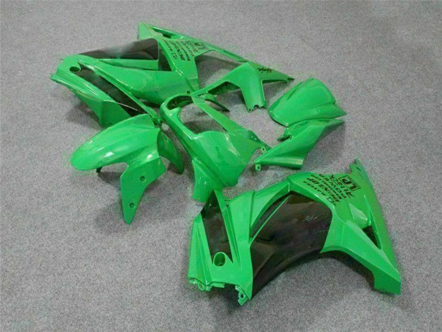 2008-2012 Kawasaki EX250 Motorcycle Fairings - Green Black UK