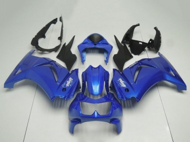 Best 2008-2012 Kawasaki ZX250R Motorcycle Fairings - Blue UK