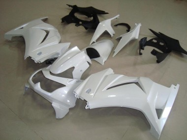Best 2008-2012 Kawasaki ZX250R Motorcycle Fairings - Pearl White UK