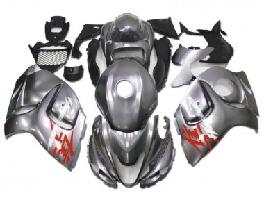 Best 2008-2020 Suzuki GSXR 1300 Hayabusa Motorcycle Fairings - Silver UK