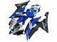 2008-2016 Yamaha YZF R6 Motorcycle Fairings - White Blue Matte Black Yamalube UK