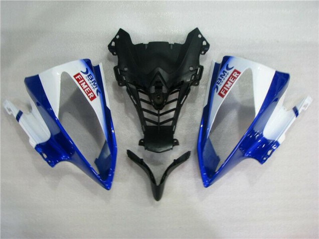 2008-2016 Yamaha YZF R6 Motorcycle Fairings - White Blue Red Sterilgarda Volvo Fimer Yamalube UK
