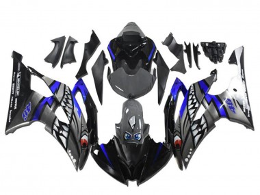 Best 2008-2016 Yamaha YZF R6 Motorcycle Fairings - Blue Silver Grey Shark UK