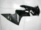 2009-2011 Kawasaki EX650 Motorcycle Fairings - Glossy Black White Decal UK