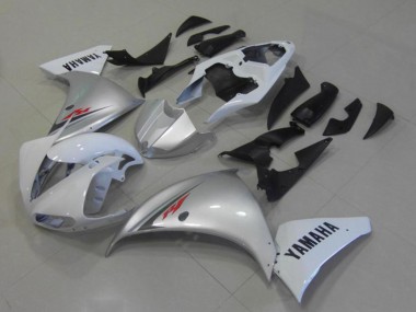 Best 2009-2011 Yamaha YZF R1 Motorcycle Fairings - White Silver UK