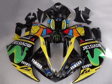 Best 2009-2011 Yamaha YZF R1 Motorcycle Fairings - Rossi MoviStar UK