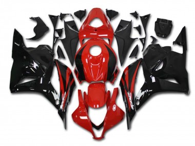 Best 2009-2012 Honda CBR600RR Motorcycle Fairing Kits - Red Glossy Black UK