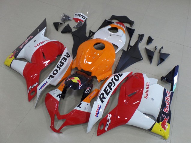 2009-2012 Honda CBR600RR Motorcycle Fairings - Orange White Red Yellow Blue Repsol HRC Red Bull UK