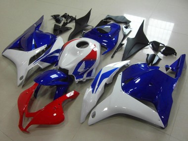 Best 2009-2012 Honda CBR600RR Motorcycle Fairing - White Red Blue UK