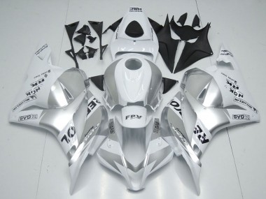 Best 2009-2012 Honda CBR600RR Motorcycle Fairings - White Silver Black Repsol UK